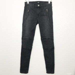 HUDSON Stark Moto Super Skinny Pant Black 27